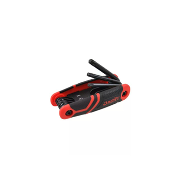 Onsite Folding Torx Key Set Red And Black 16.3 X 5.5 X 5 Cm 8Pieces