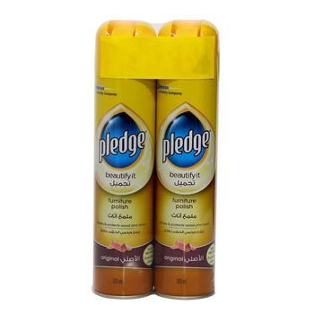 Pledge Original Furniture Polish 2x300ml