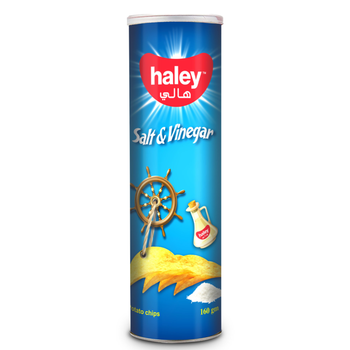 Haley Salt & Vinegar Potato Chips 160g