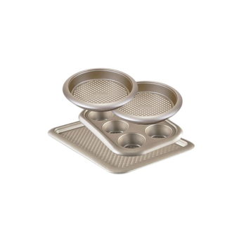Penguen Gold Non-Stick Bakeware Set 43x10x33cm