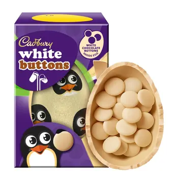 Cadbury White Chocolate Buttons 98g