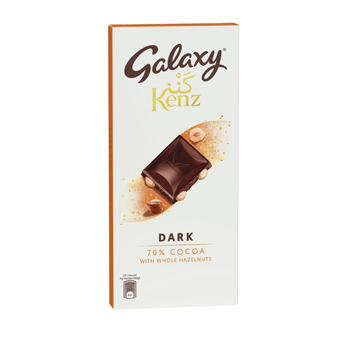 Galaxy Kenz Dark Hazelnut Chocolate 90g