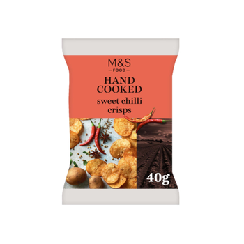 M&S Food Hand Cooked Sweet Chilli Crisps 40g