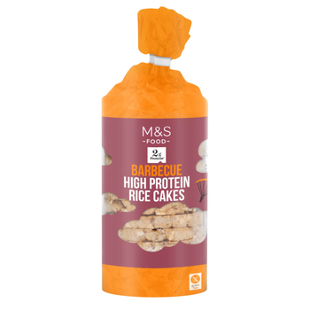 M&S Food Barbecue High Protein Rice Cakes Gluten-Free 133g