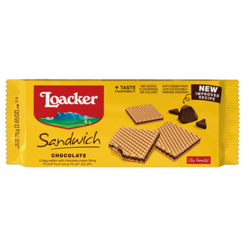 Loacker Chocolate Sandwich Wafer 75g