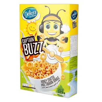 Delices Du Monde Captain Buzz Honey Multigrain Rings 375g