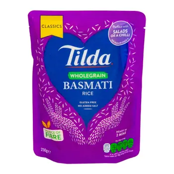 Tilda Classics Wholegrain Basmati Rice 250g