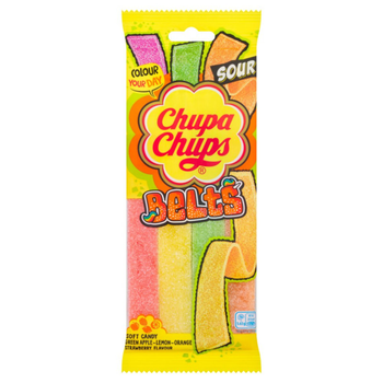 Chupa Chups Sour Soft Candy Belts 90g
