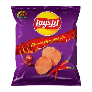 ليز شيبس حار نار 50جرام