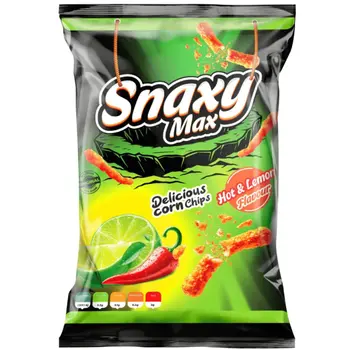 سناكسي ماكس كرنشي حار وليمون   118جرام