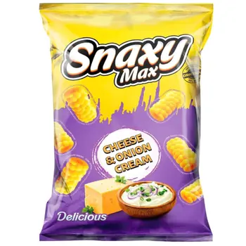 سناكسي ماكس الجبنة و كريمة البصل  85جرام