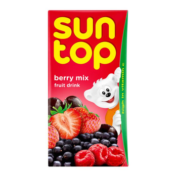 سن توب شراب مزيج التوت والفواكه 125مل