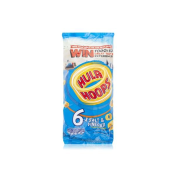 Hula Hoops Salt & Vinegar Snacks 6x24g