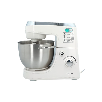 ميخا خلاط الوقوف يأتي مع محرك بقوة 350 واط ويحتوي على 5 إعدادات للسرعة ومصنوع من الستانلس ستيل المتين لضمان الأداء الجيد والمتانة أبيض وفضي 4.2 لتر HM990AB-CB 3.8كيلو