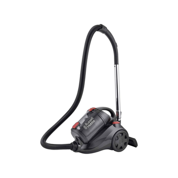 راسل مكنسة كهربائية بدون كيس بقوة 2000 واط من سايكلون باور، باللونين الأسود والأحمر، سعة 2.5 لتر Cyclone 6.3كيلو