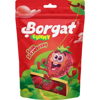 Borgat Sour Strawberry Gummy 80g