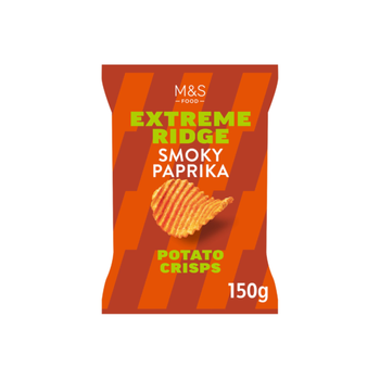 M&S Food Smoky Paprika Potato Crisps 150g