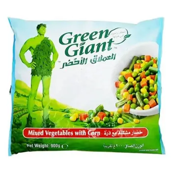 العملاق الأخضر خضروات مجمدة مشكلة مع ذرة 900جرام