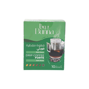 Bunna Dark Roast Drip Coffee Forte 10x10g