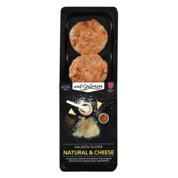 إيت سالمون برجر سالمون طبيعي بطعم الجبنة 240جرام
