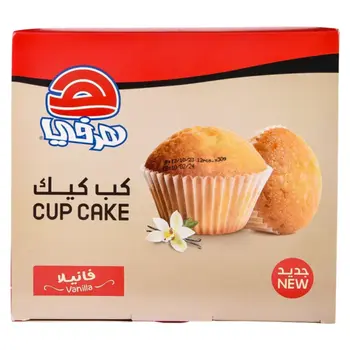 هرفي كب كيك بالفانيلا عبوة متعددة 12×360 جم
