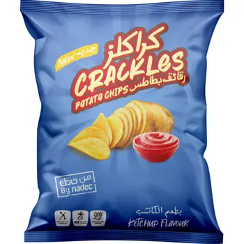 نادك كراكليز رقائق بطاطس بطعم الكاتشب 155جرام