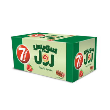 7 Days Mini Strawberry Swissroll 12x20g