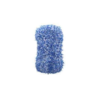 أوتوسمارت اسفنجة تنظيف بتصميم مزغب للسيارة 2 في 1 مصنوعة من الالياف الدقيقة باللونين الازرق والابيض من 23×5.5×12 سم 1قطعة