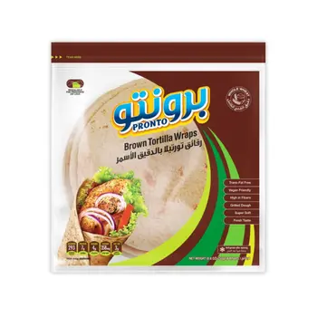 Pronto Brown Tortilla Wraps 250g