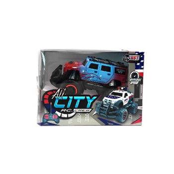 هاست هايبر سبيد أول سيتي كرو شاحنة بتحكم عن بعد متعددة الألوان 11.5× 10× 16سم 6146A-H4 1قطعة