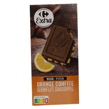 كارفور شوكولاتة داكنة بالبرتقال 200جرام