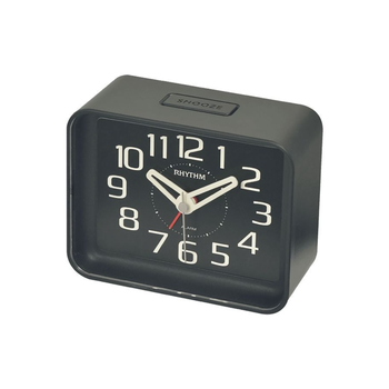 ريذم ساعة منبه كوارتز وبشكل مستطيل وباللونين الأسود والأبيض وبأبعاد 7 × 8.6 × 3.7 سم 1قطعة