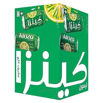 كينزا مشروب غازي ليمون 6 × 360مل