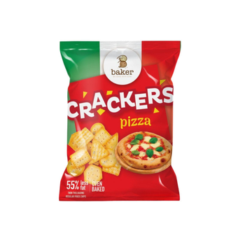 Baker Pizza Crackers 55% Less Fat 125g