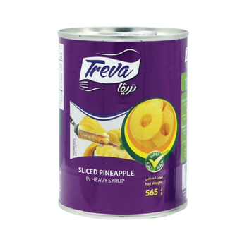 Treva Sliced Pineapple in Heavy Syrup 565g