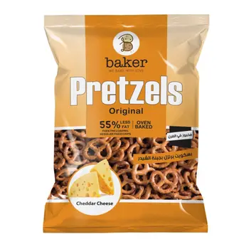 Baker Original Cheddar Cheese Pretzels 250g