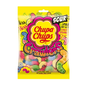 Chupa Chups Fruit Sour Jelly Crawlers 90g
