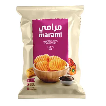 Marami BBQ Wavy Potato Chips 100g