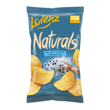 Lorenz Naturals Sea Salt & Pepper Chips 110g
