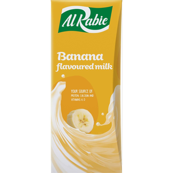 Al Rabie Banana Flavored Milk 185Ml
