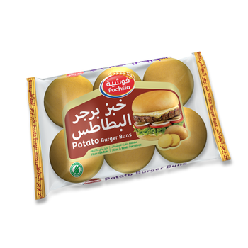 Fuchsia Potato Burger Buns 6x420g