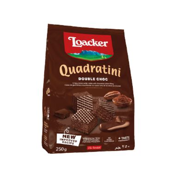 Loacker Quadratini Double Chocolate 250g
