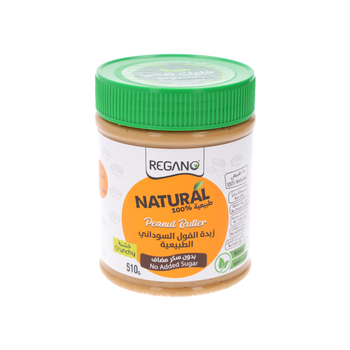 Regano Natural Crunchy Peanut Butter No Added Sugar 510g