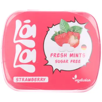 Lala Strawberry Sugar-Free Mints 14g