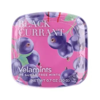 Velamints Black Currant Sugar-Free Mints 20g