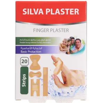 Silva Extra-Flexible Finger Plaster 20 Pieces