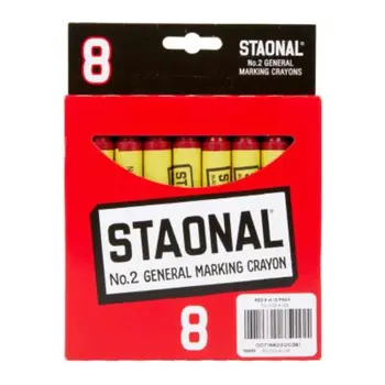 Crayola Crayola Staonal Marking Crayons, Red, 8/Box 1Piece