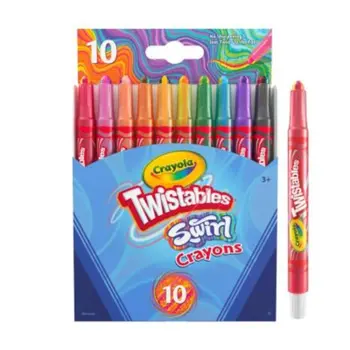 Crayola Swirl Twistables Crayons 10Count 1Piece