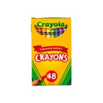 Crayola 48 Count Crayons - Non-Peggable 1Piece