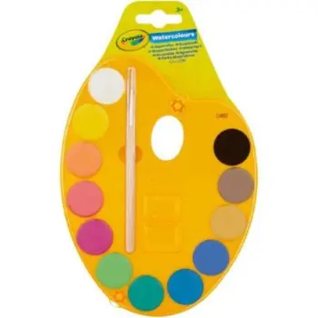 Crayola Crayola Washable Watercolour Paint Palette 1Piece